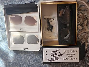 цена vr очков: AI SMART GLASSES AIMB-G1 — умные очки с камерой и голосовым — 4