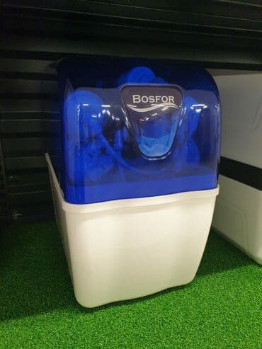 саман прес бишкек: Ичүүчү суу үчүн чыпка, Суу тазалоо баскычтарынын саны: 7, Акысыз орнотуу, Бактын көлөмү: 10 литр, Фильтрация түрү: Осмос системасы, Бренд: Bosfor — 3