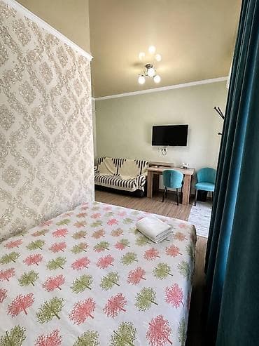 apartments: 1 комната, Люкс, элитка, Аэропорт Манас, Душевая кабина, Постельное белье, Кондиционер — 4