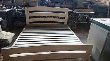 sofa bed: Двуспальная кровать из массива дерева - Материал: натуральное дерево — 6