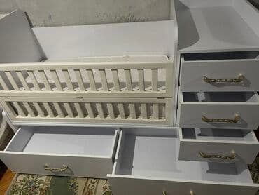 деревянную детскую кровать: Детская односпальная кровать, Новый, Для девочки, Для мальчика, С матрасом, Дерево, Самовывоз — 2