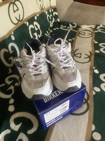 комбинация: Кроссовки, 37, New Balance, Б/у, цвет - Белый, Самовывоз — 2