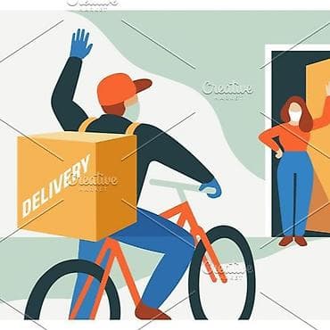 работа на дому бишкек: Доставлю доставку с любой точки велосипедом — 1