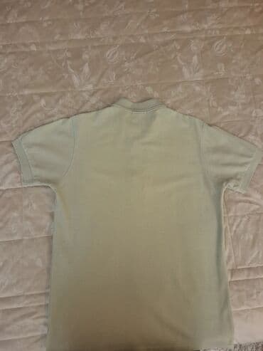 pull bear: Мужская футболка, M, Burberry, Б/у, цвет - Бежевый, Платная доставка — 2