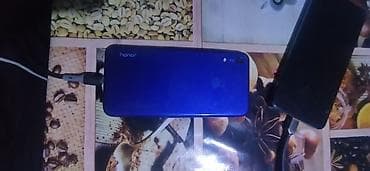 samsung 8a: Honor 8A Pro, Б/у, 64 ГБ, цвет - Синий, 2 SIM, eSIM — 4