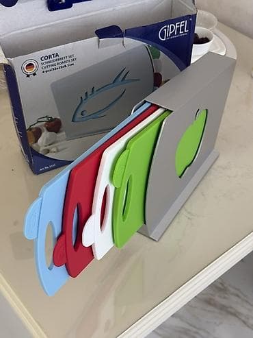 доски разделочные: Набор разделочных досок Gipfel Corta с подставкой. Немецкий бренд - — 1