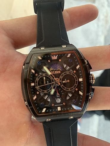 часы sy 11 pro: Мужские наручные часы OLEVS - Корпус бочкообразной формы, черный, с — 3