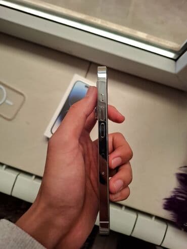 айфон15 про: IPhone 14 Pro, Б/у, 256 ГБ, Серебристый, Коробка, 81 % — 6