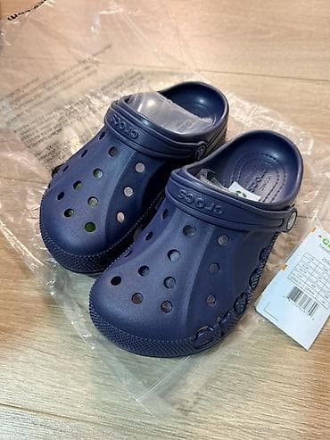 Детская обувь: Детские сабо Crocs - Цвет: темно‑синий - Размер по ярлыку: J3 - — 1