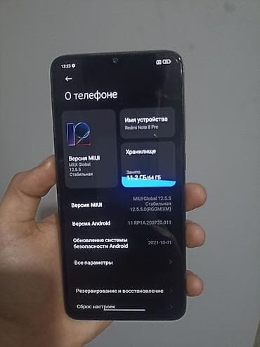 Redmi, Redmi Note 8 Pro, Б/у, 64 ГБ, цвет - Синий, 2 SIM at lalafo.kg Redmi, Redmi Note 8 Pro, Б/у, 64 ГБ, цвет - Синий, 2 SIM