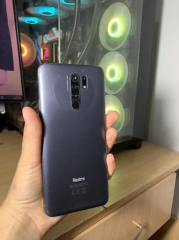 ми пад 6с про: Redmi, Redmi 9, Б/у, 32 ГБ, цвет - Черный, 2 SIM — 1