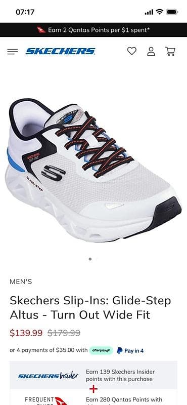 Мужские кроссовки, 43, Skechers, Новый, цвет - Белый