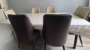 small table: Кухонный стол и стул, Б/у, Самовывоз, цвет - Бежевый — 2