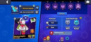 ps camera: Аккаунт Brawl Stars Основное: - Трофеи: 40 998 - Ранг славы: I - — 2