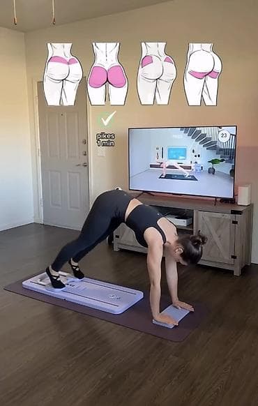 third edition solution: Многофункциональный домашний тренажёр-платформа фиолетового цвета с — 7