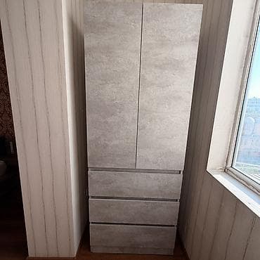 пластиковые стекла: Шифоньер, шкаф для одежды, Прямой, ЛДСП — 1