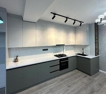 Продукты питания: Кухонный гарнитур, Новый, цвет - Серый, ДСП, Бесплатная доставка — 2