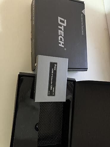 blu ray: DTECH DT-7043S HDMI IP Extender 120 м Комплект передатчика и — 1