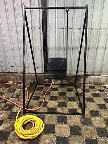 качеля скамейка: Садовые качели Металл, Со спинкой, Без крыши — 1