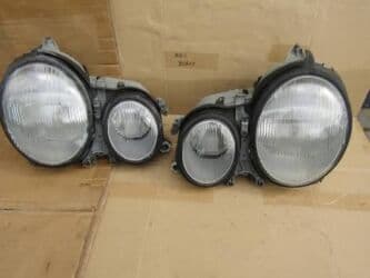 купить кровать бу: Комплект передних фар Mercedes-Benz 2000 г., Б/у, Оригинал, Германия — 2