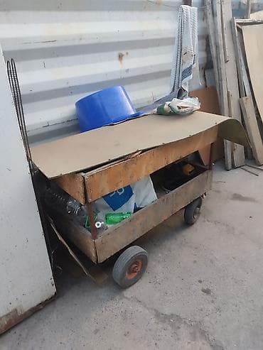 тачка садовая: Садово-строительная тачка и тележка, Стальная, Четырехколесная — 2