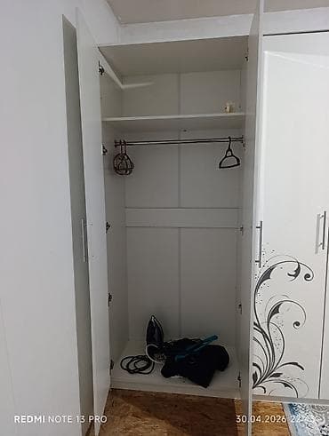 спальный гарнитур производства румынии: Спальный гарнитур, Двуспальная кровать, ДСП, цвет - Белый — 3