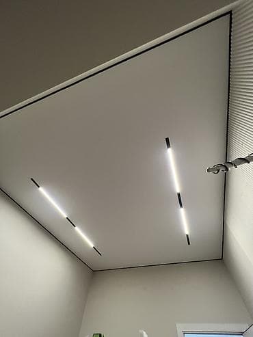 плинтус потолочный: Натяжной потолок Матовое — 5