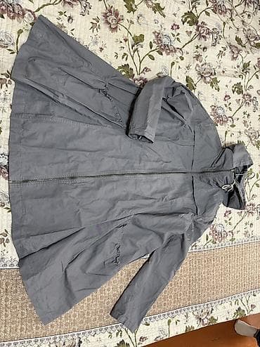 обмен одежды: Плащ НОВЫЙ!! разлетайка с капюшоном, размер оверсайз 2200 — 2