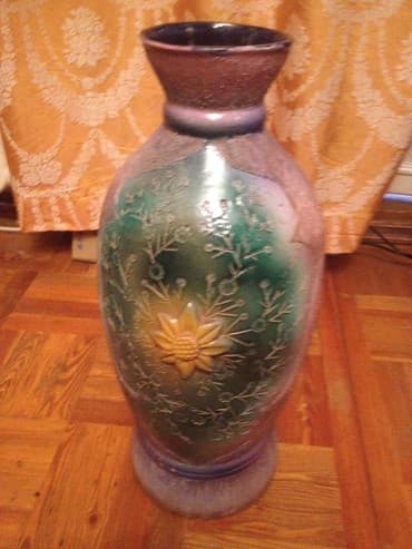 керамическая ваза: Продаю напольную керамическую вазу авторская работа 1991 г.в. — 2