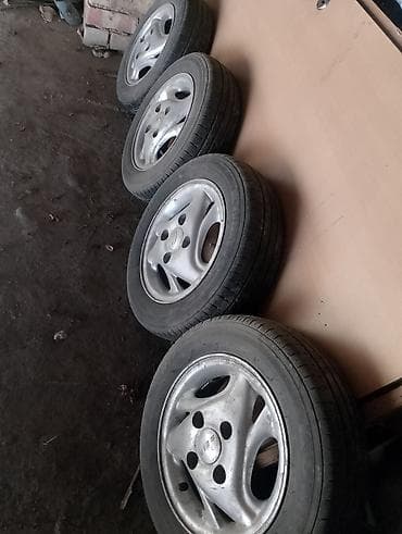 Колеса в сборе R 15, Лето, Комплект, Легковые, Железные, отверстий - 4
