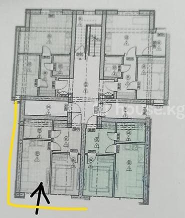 купить квартиру в клубном доме: 2 комнаты, 46 м², Элитка, 1 этаж, Готовая ПСО (под самоотделку) — 2