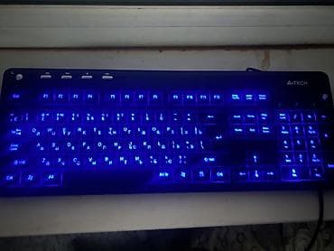 клавиатура genius: Клавиатура, A4Tech, Проводное подключение, Размер: 100% — 1