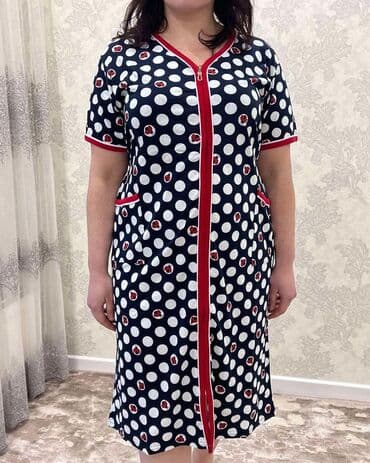 домашние халаты больших размеров: Халат, Хлопок, Турция, XS, S, M — 9