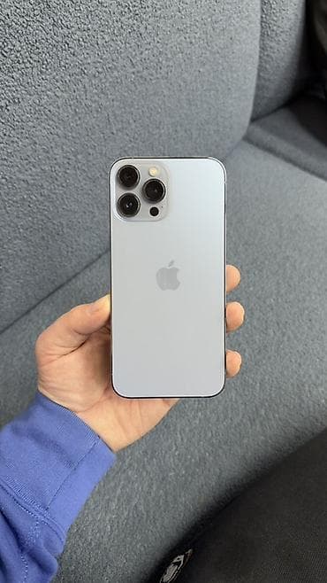 IPhone 13 Pro Max, Б/у, 256 ГБ, Голубой, 85 %