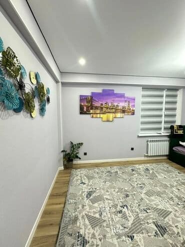 купить квартиру в рассрочку в бишкеке: 3 комнаты, 77 м², Элитка, 6 этаж, Дизайнерский ремонт — 8