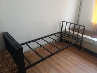 Металлическая односпальная кровать-основание - Размер спального at lalafo.kg Металлическая односпальная кровать-основание - Размер спального