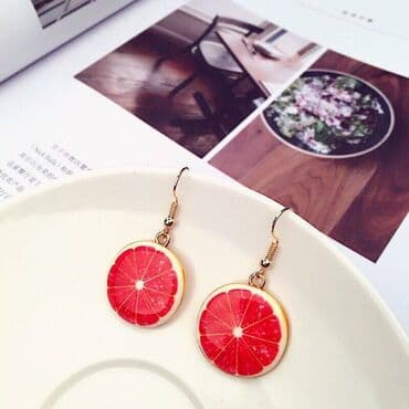 свадебные платья для покрытых: Женские серьги У фруктовые сережки цена за пару — 2
