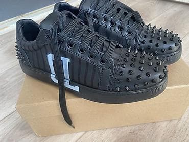 мужская одежда толстовки: Мужские кроссовки, 40, Christian Louboutin, Новый, цвет - Черный — 3