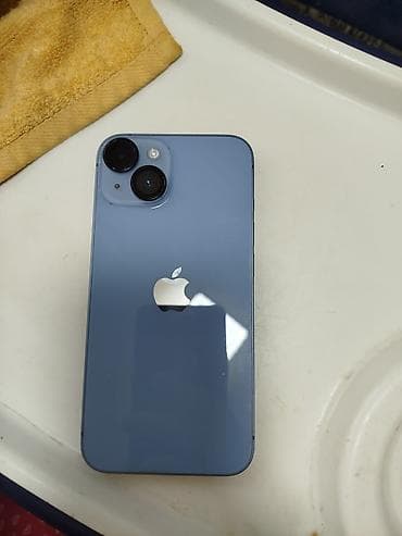 9 iphone: IPhone 13 mini, Б/у, 128 ГБ, Голубой, 75 % — 3