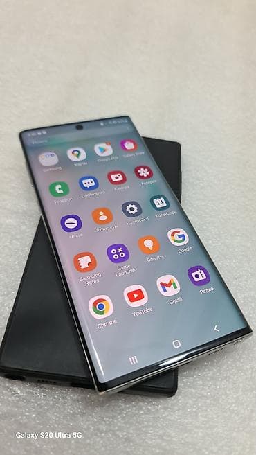 iphone xc max: Samsung Note 10 5G, Б/у, 256 ГБ, цвет - Голубой — 6