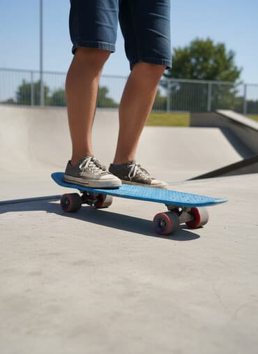 день сяпина: Балдар скейти, Пенниборд, Колдонулган — 1