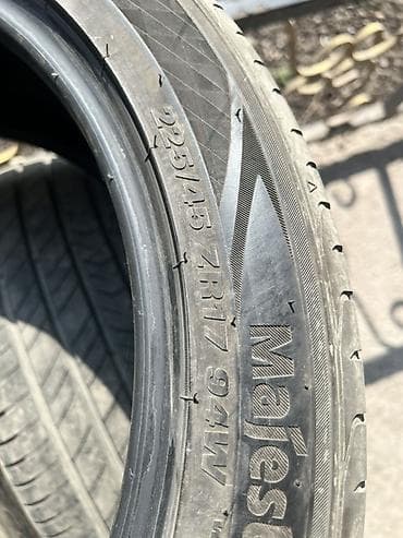 Шины: Шины 225 / 45 / R 17, Лето, Б/у, Комплект, Легковые, Корея, Kumho — 4