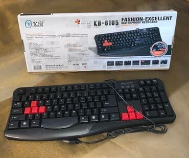 USB клавиатура Ehoworld KB-6105 Цвет: черный Буквы: английские