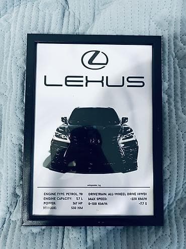 hi tech: Постеры в рамках с автомобильной тематикой (набор из 2 шт.) - Дизайн — 2