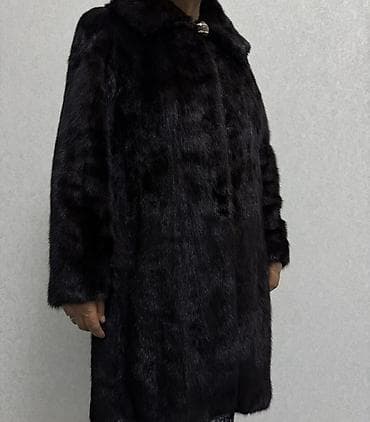 норковое шуба: Шуба, Норка, Длинная модель, С капюшоном — 1