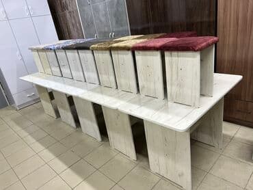 Столы: Стол тобуретка стол стуля размер 110на64 тобуретка4шт высота стола75 — 11