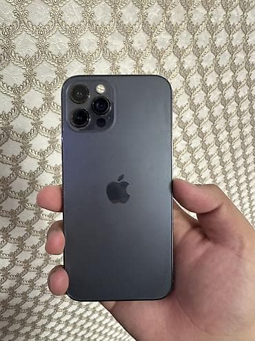 IPhone 12 Pro, Б/у, 128 ГБ, Space Gray, Защитное стекло, Чехол, 85 %