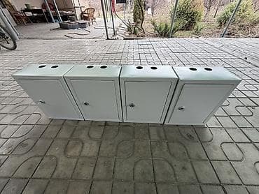 Офисные шкафы: Архивный шкаф, Железо, цвет - Серый — 1