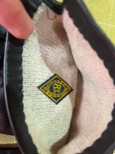 ремень из кожи: Классические кожаные перчатки - Материал верха: натуральная гладкая — 2