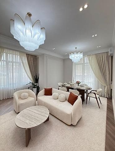 Недвижимость: 2 комнаты, 75 м², Элитка, Асанбай мкр Элитка, 1 этаж, Дизайнерский ремонт — 3